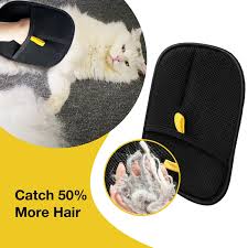 Reusable Static Removal Gloves, Double-Sided Grooming Gloves for Pets, Removes Pet Fur Hair for Carpets Pet Hair Removal Tool